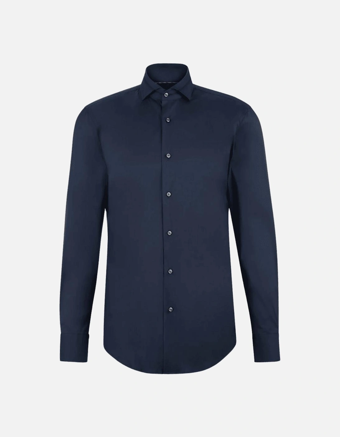 P-Hank-Spread Slim Fit Navy Shirt, 4 of 3