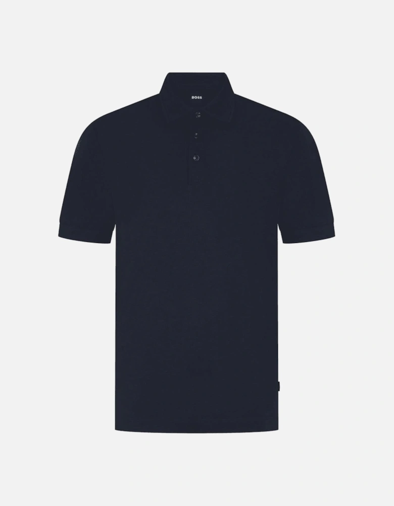 H-Press Regular Fit Navy Polo Shirt