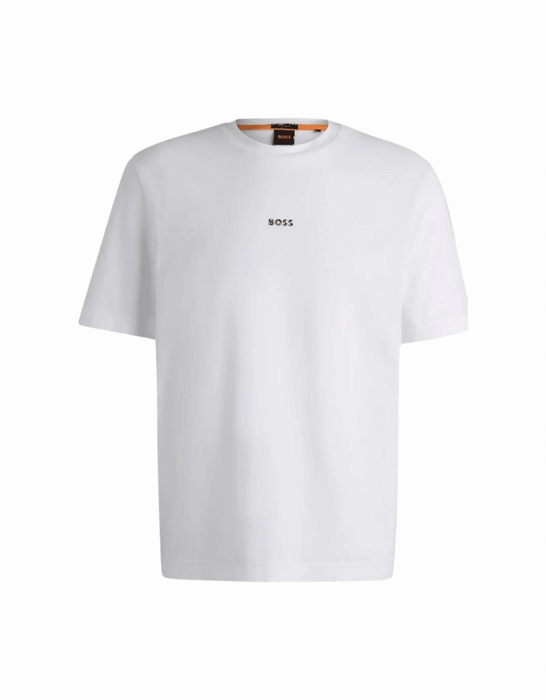 T-Chup Logo Print Relaxed Fit White T-Shirt, 4 of 3