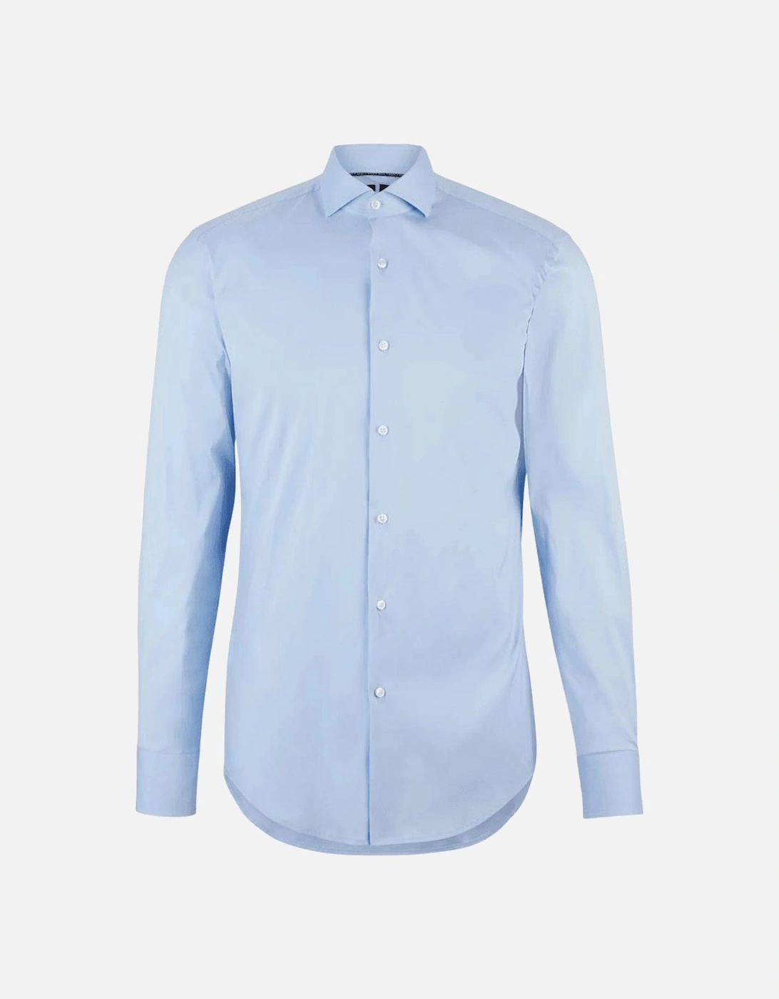 P-Hank-Spread Slim Fit Light Blue Shirt, 4 of 3