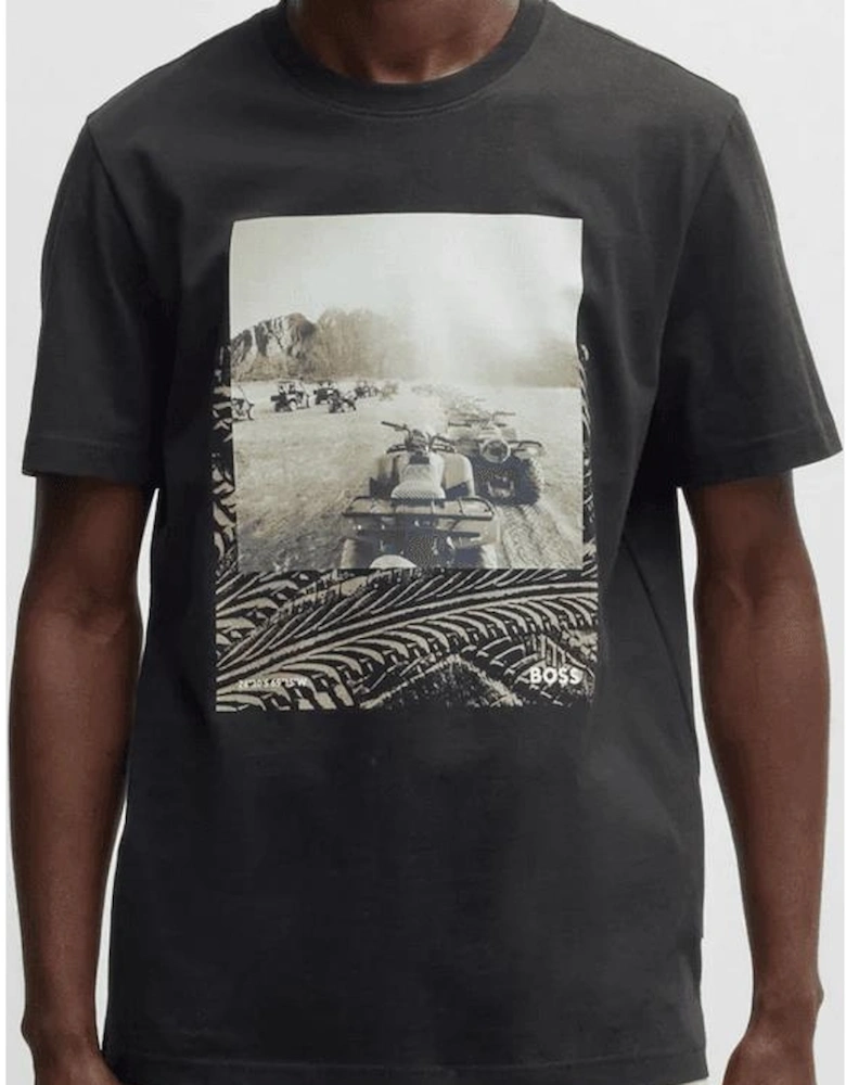 Te_Dunetrace Photographic Print Black T-Shirt