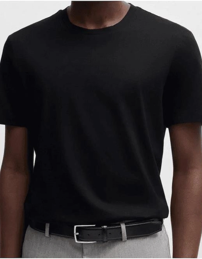 Tessler 150 Slim Fit Black T-Shirt