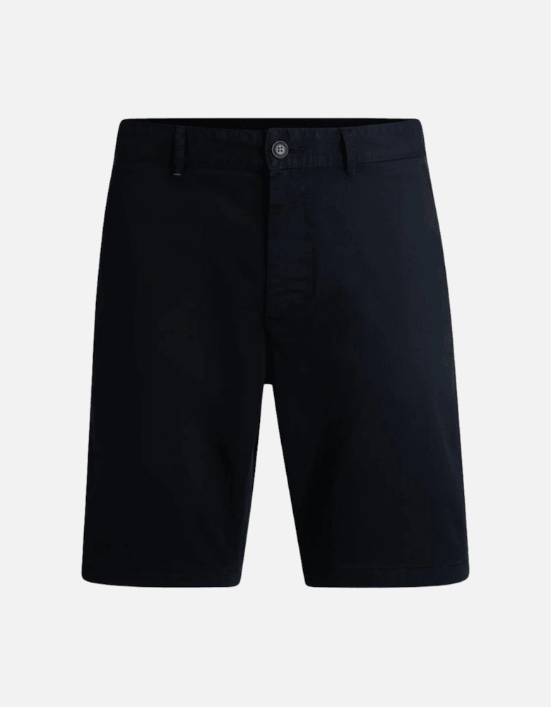 Cotton Slim Fit Navy Chino Shorts