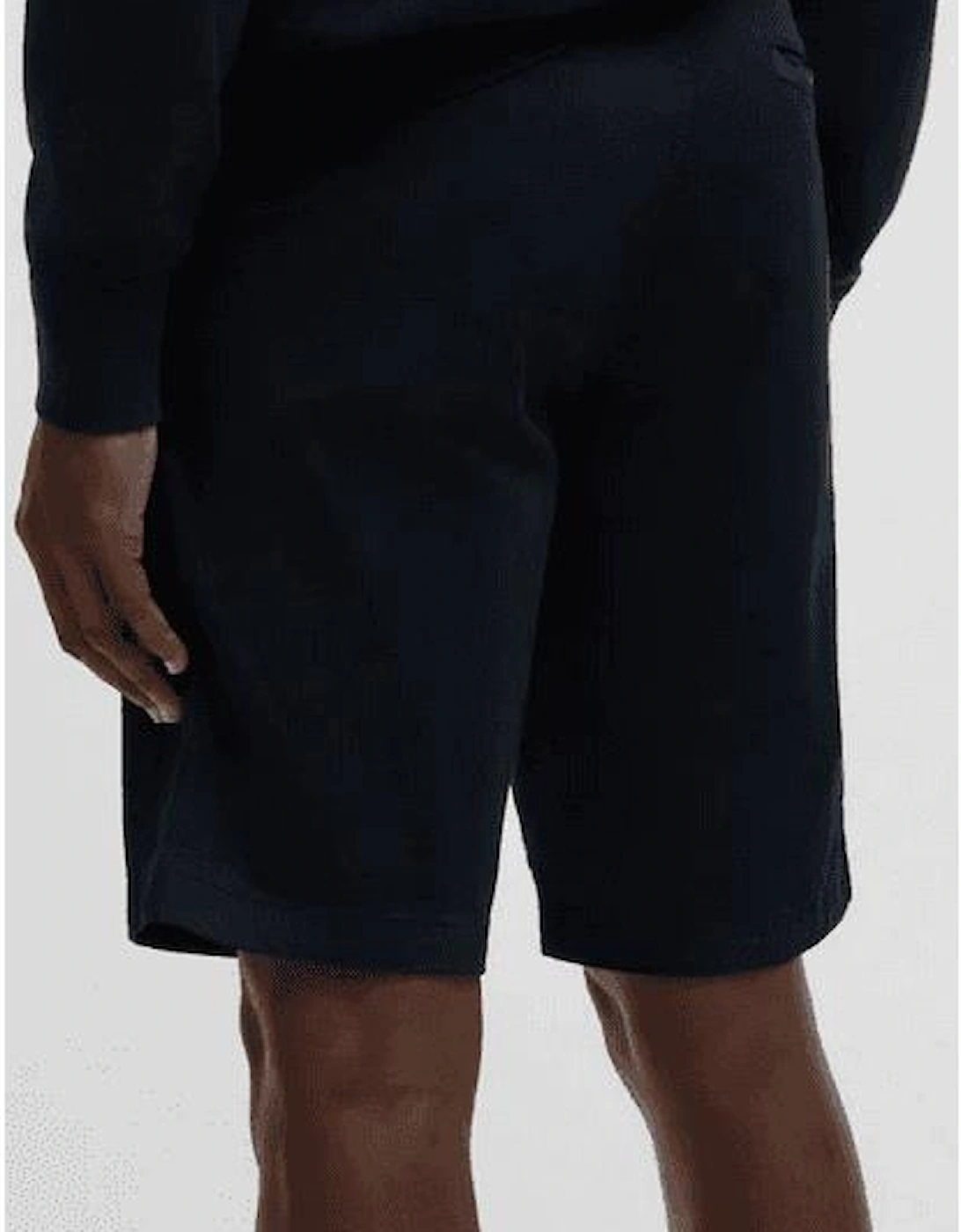 Cotton Slim Fit Navy Chino Shorts