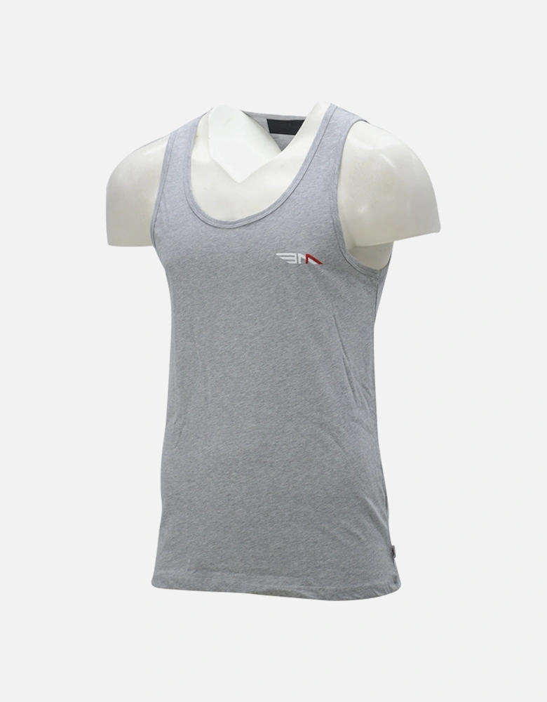 BAA Mens Tank Tops Plain Cami Cotton Vest Gym Workout TShirt Underwear GIFT Grey