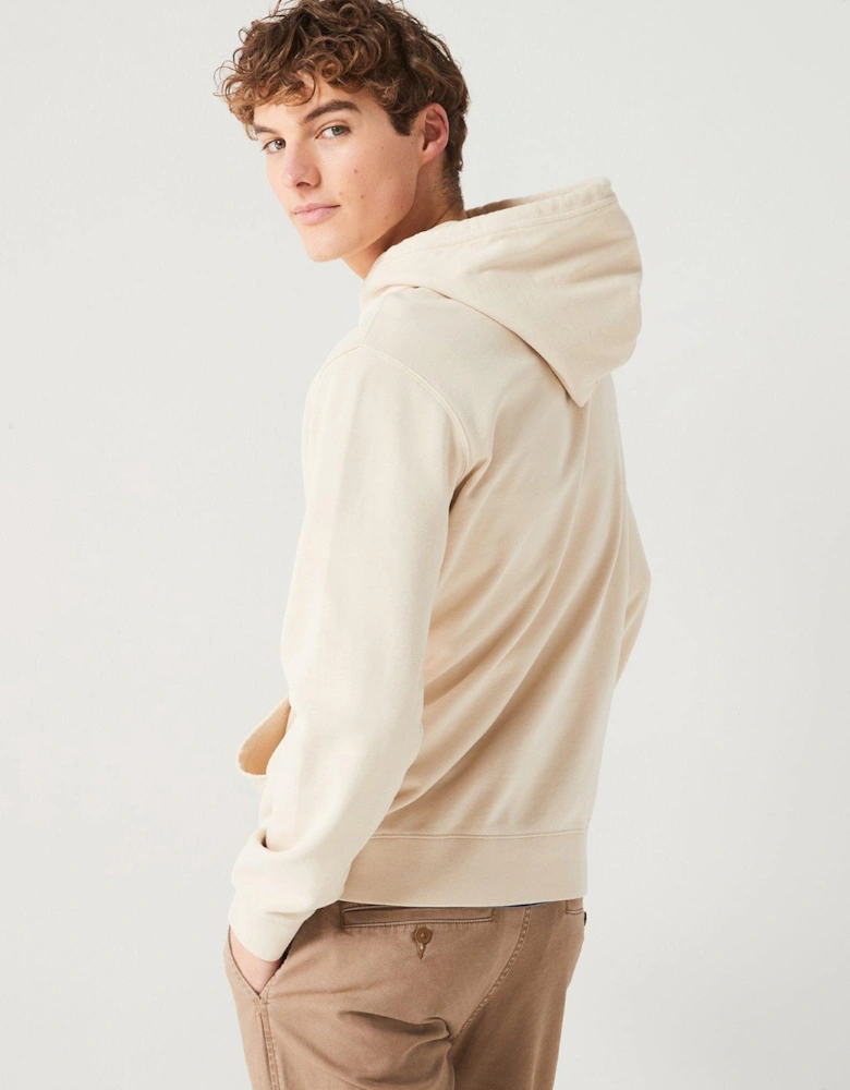 The Original Housemark Logo Hoodie - Beige