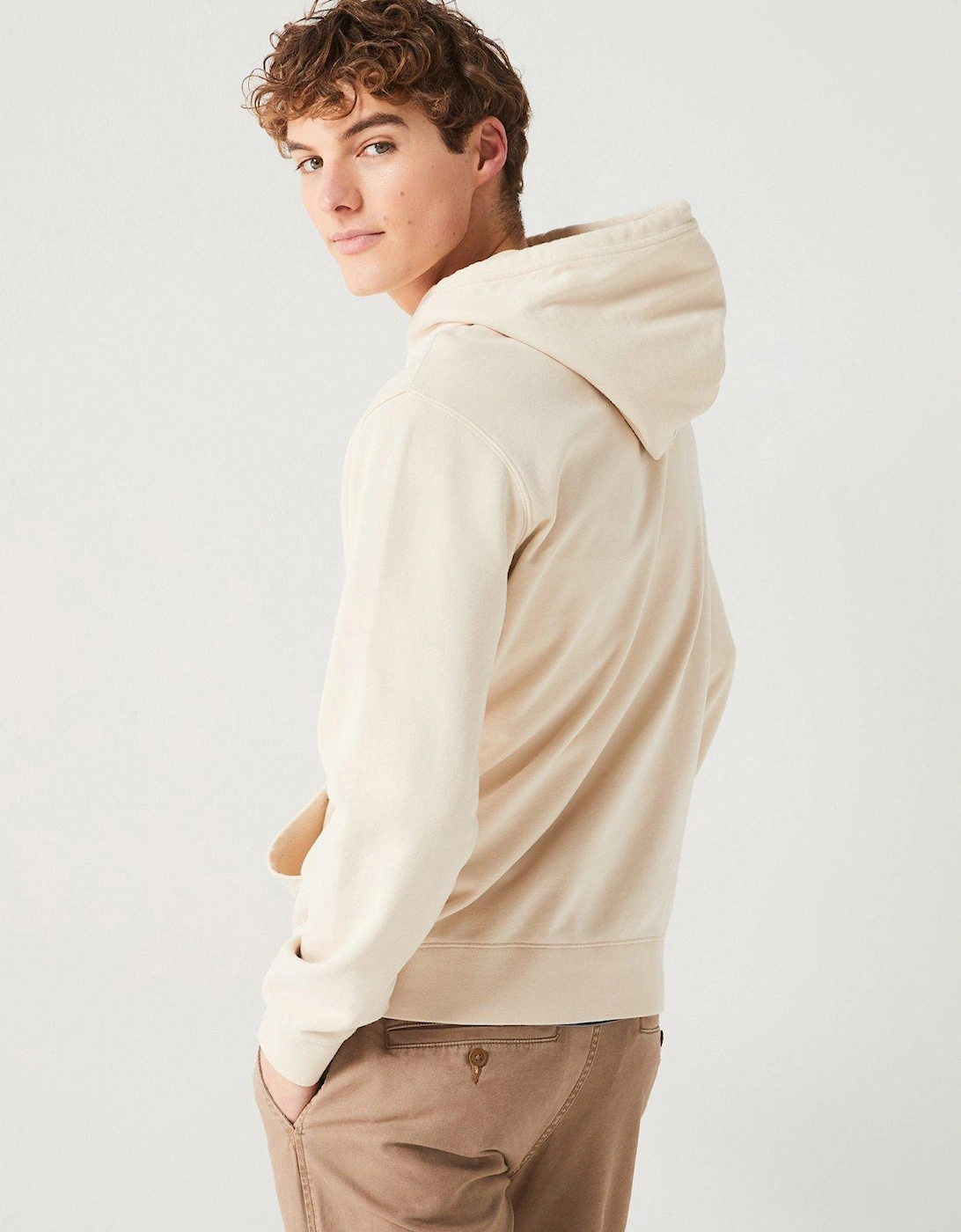 The Original Housemark Logo Hoodie - Beige