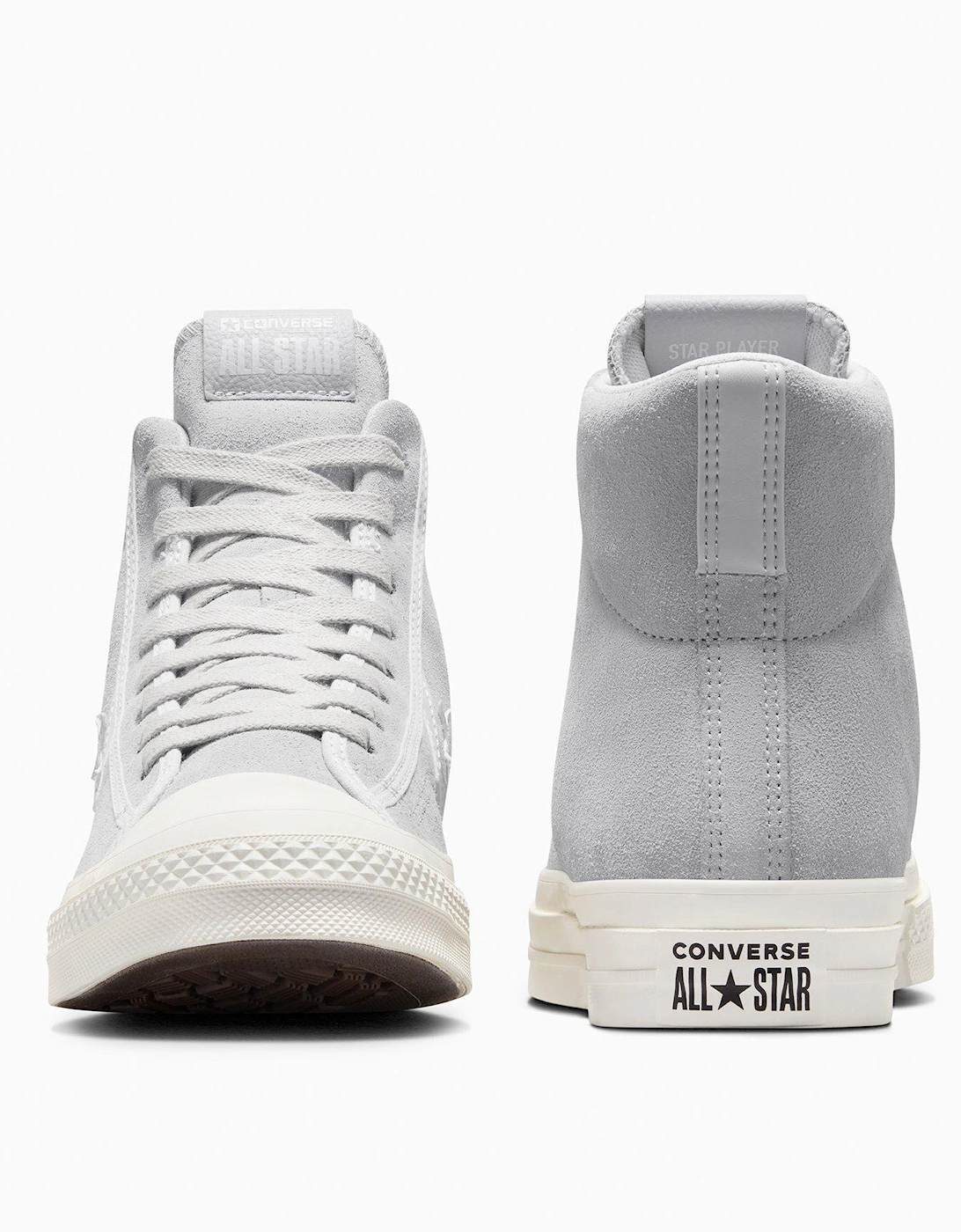 Mens Star Player 76 Suede Hi-Top - Grey