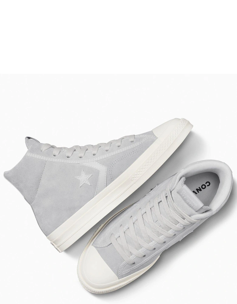 Mens Star Player 76 Suede Hi-Top - Grey