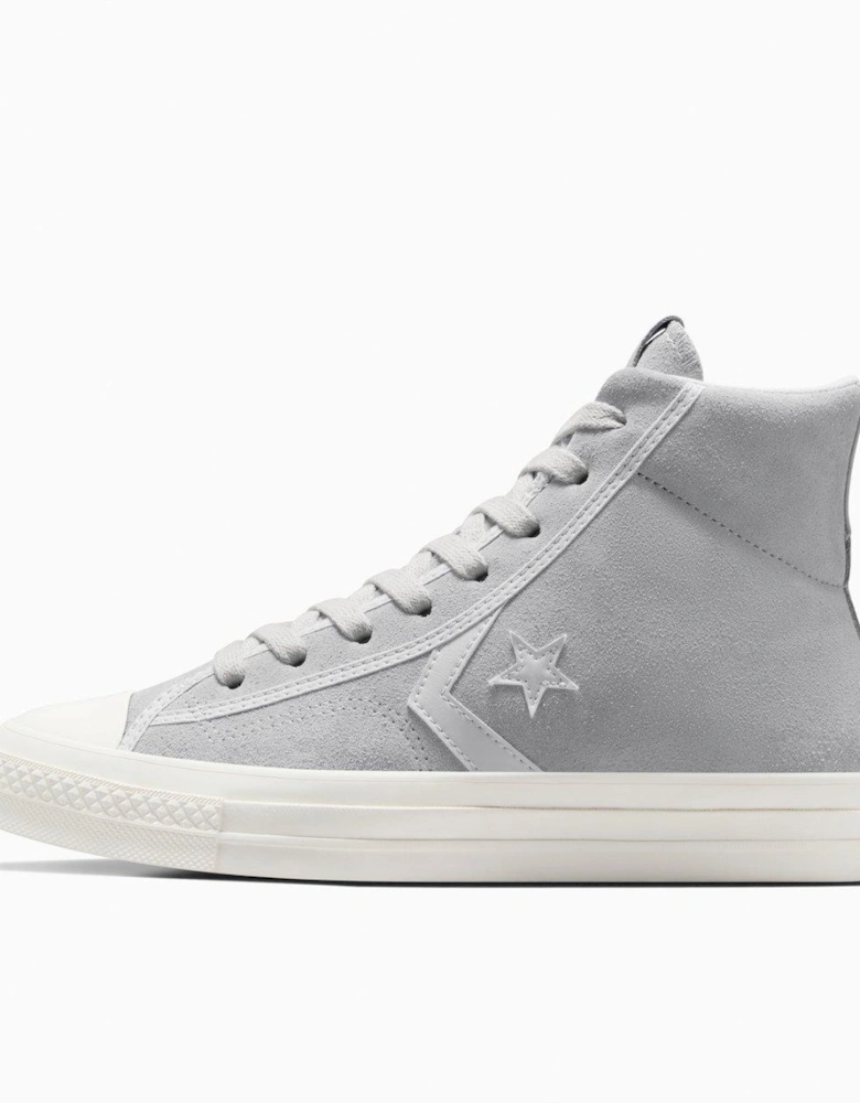 Mens Star Player 76 Suede Hi-Top - Grey