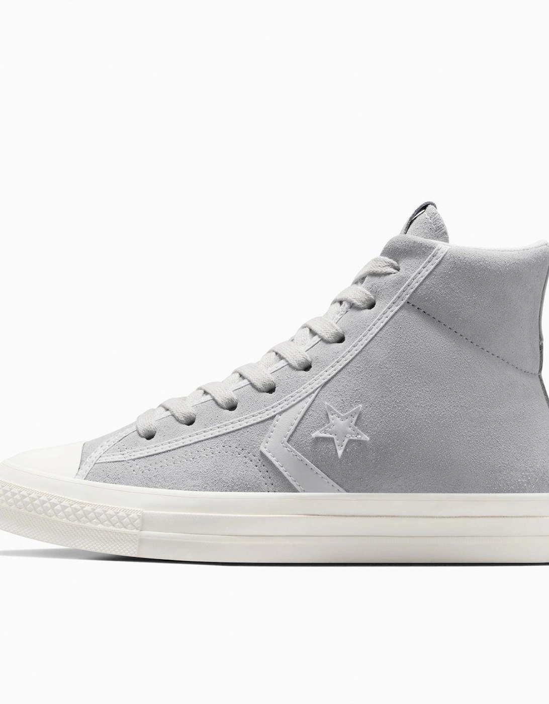Mens Star Player 76 Suede Hi-Top - Grey