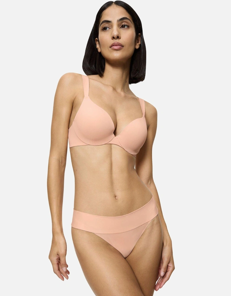 Body Make-up Illusion Balconette Bra - Pink