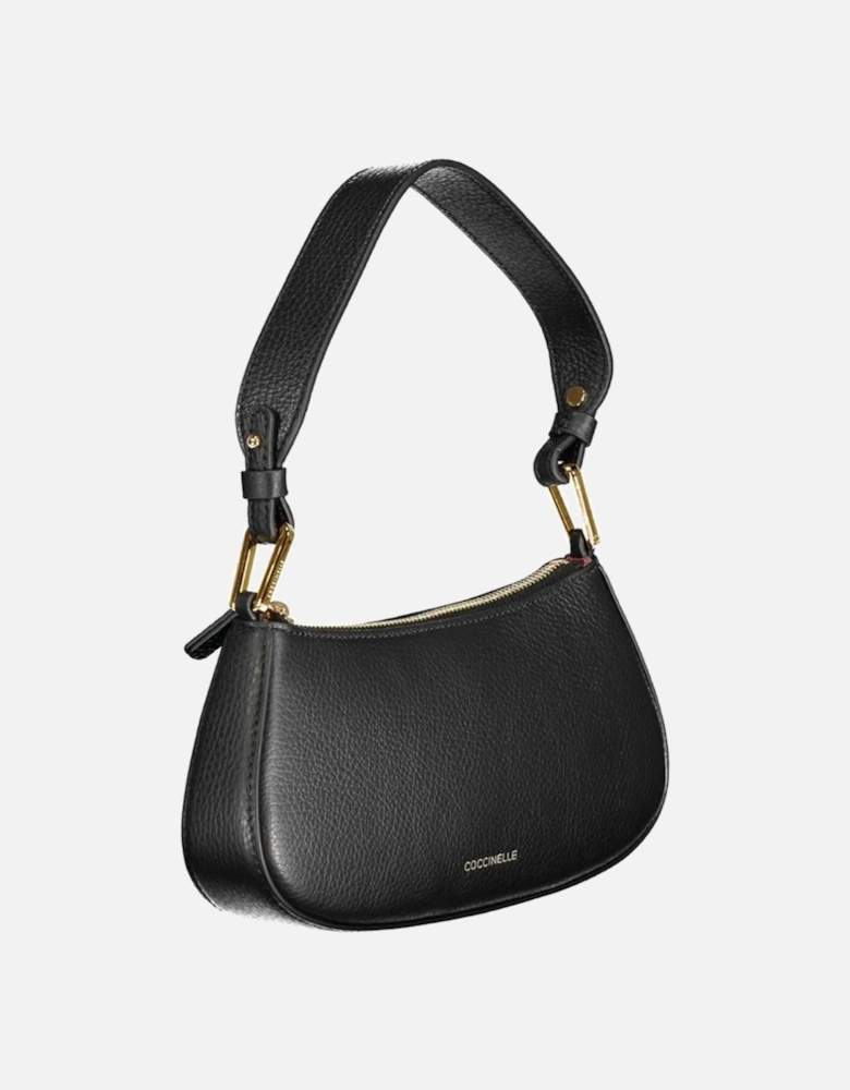 Removable Shoulder Handle Bag with Adjustable Strap Women - Black