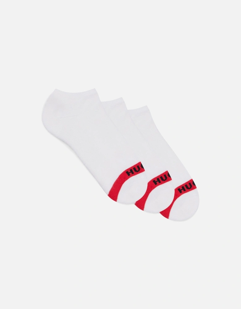 HUGO 3P LC Plush Tape CC Socks 100 White