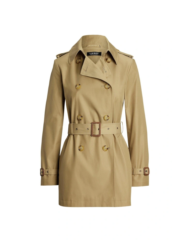 Belted Trench Coat - Beige