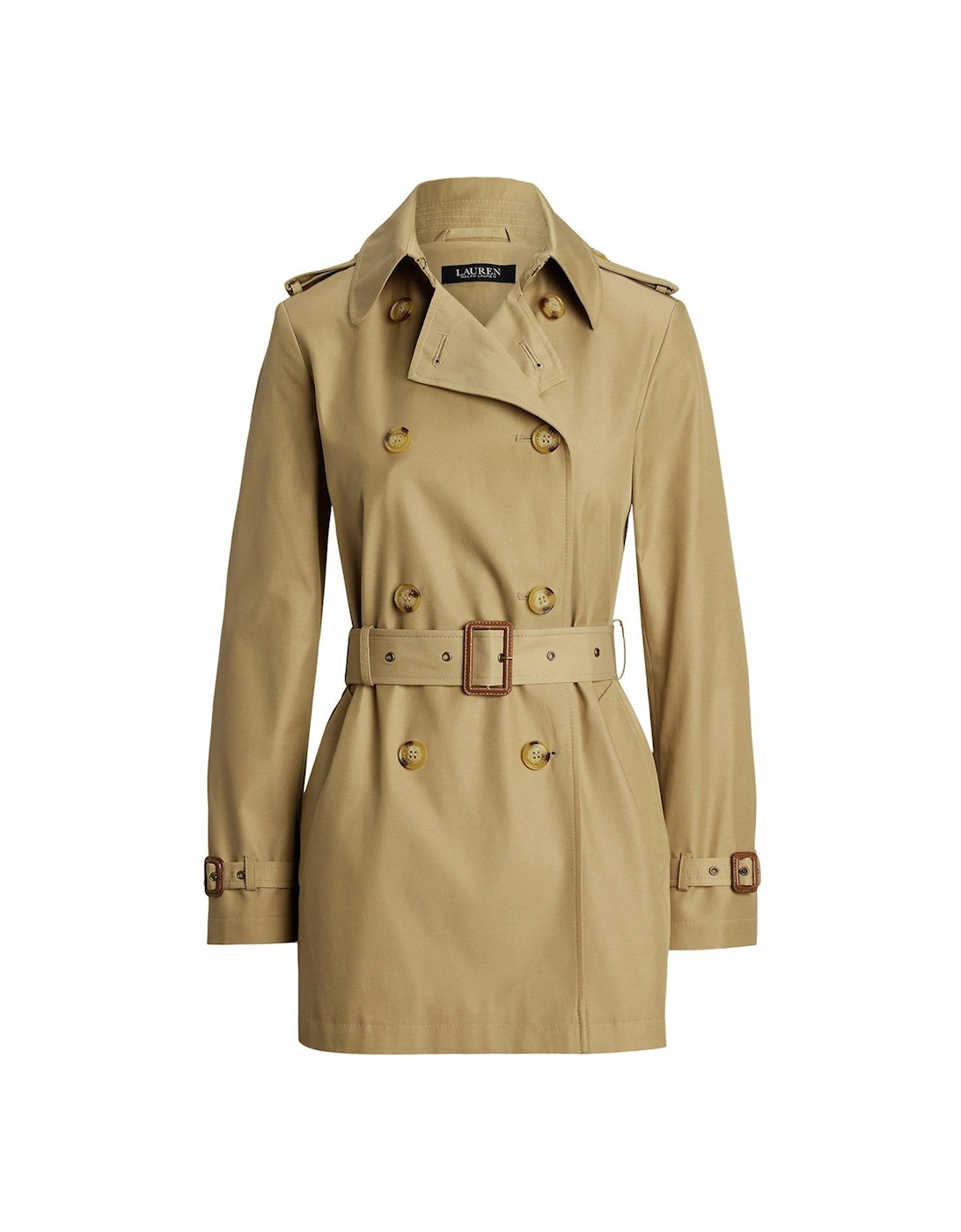 Belted Trench Coat - Beige