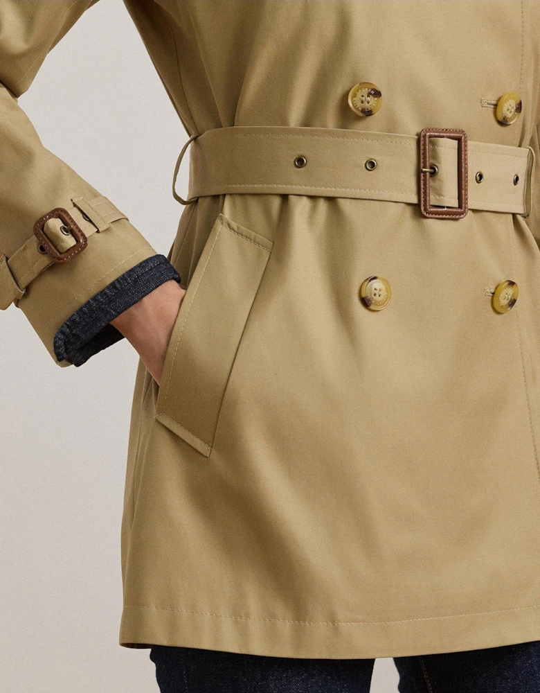 Belted Trench Coat - Beige