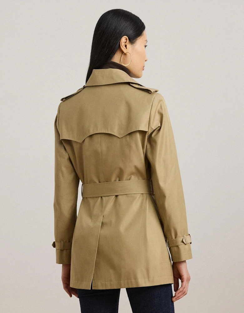 Belted Trench Coat - Beige