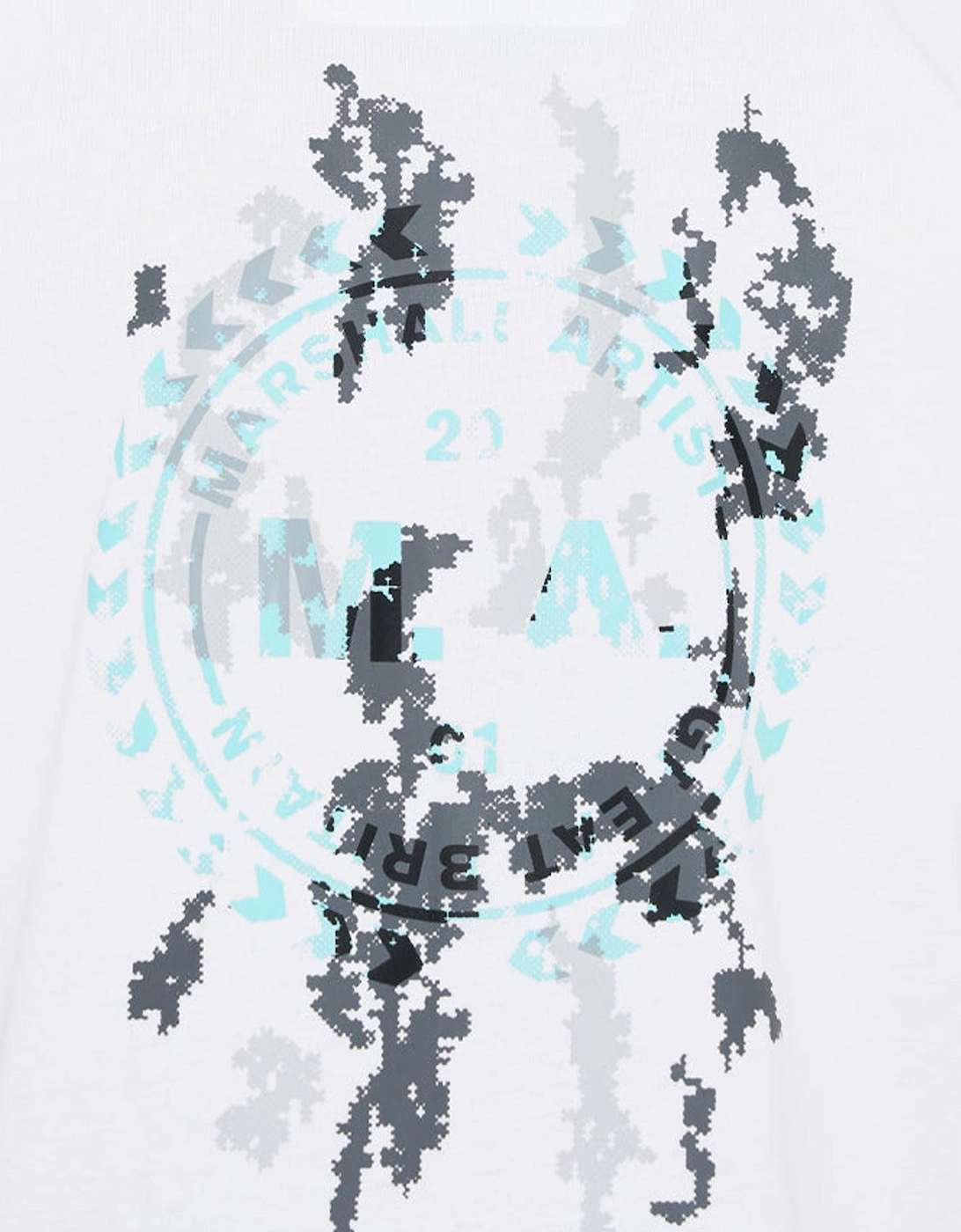 Camo Erosion T-Shirt White