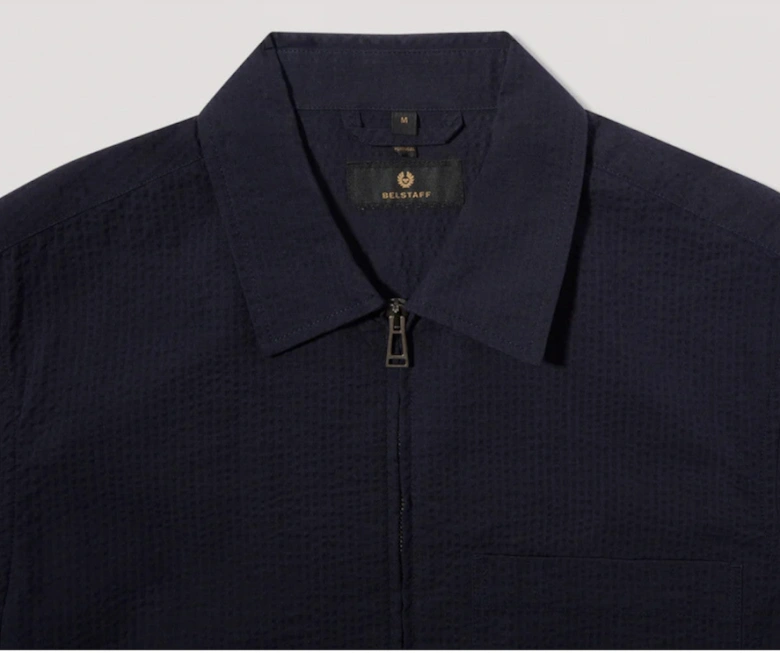 Channel Overshirt Dark Ink