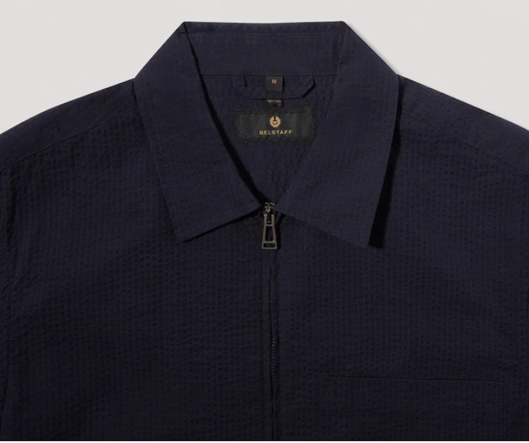 Channel Overshirt Dark Ink