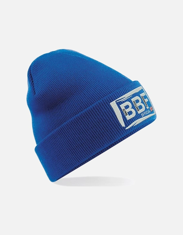 Back British Farming Unisex Beanie Hat Royal Blue