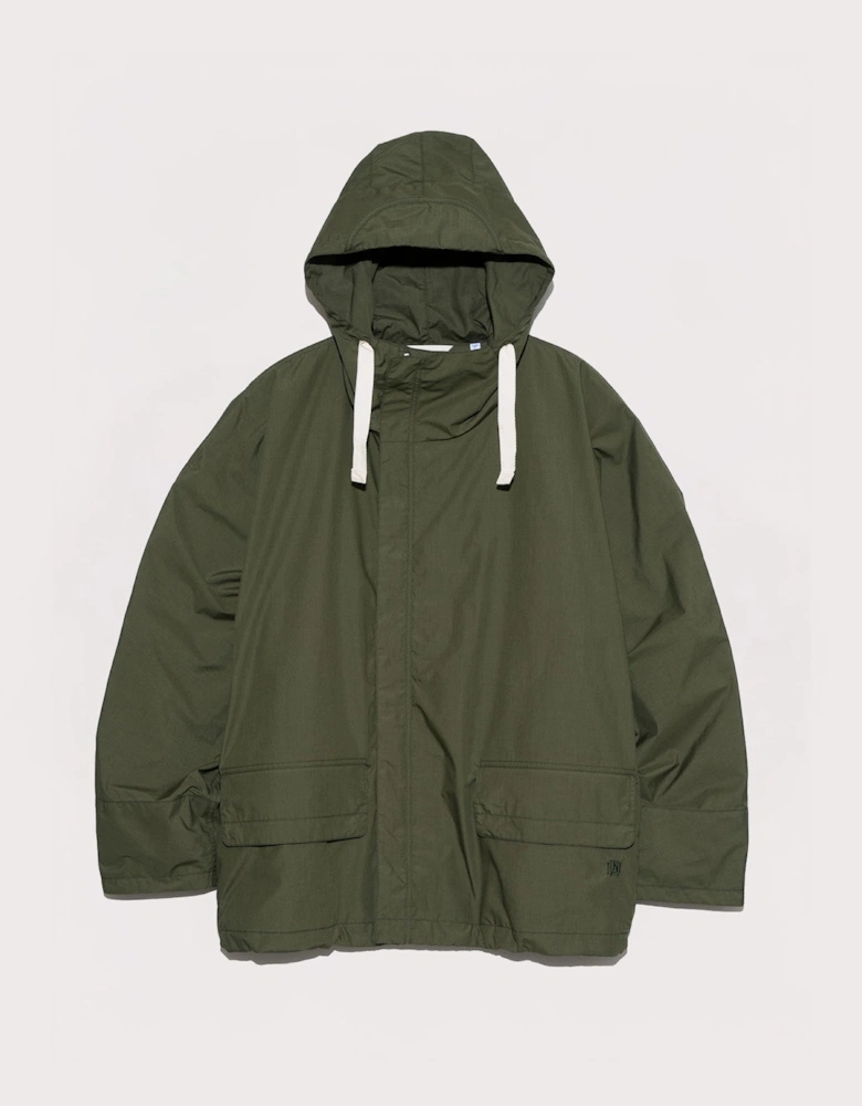 Oversized Hooded Deck Jacket