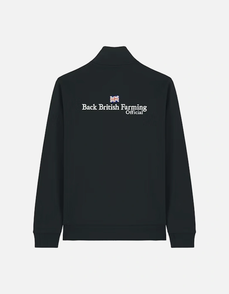 Back British Farming Premium Quarter Zip Black