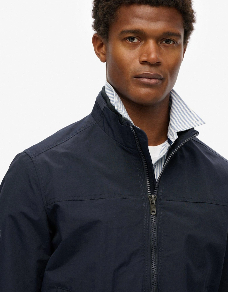 Nylon Harrington Jacket - Navy