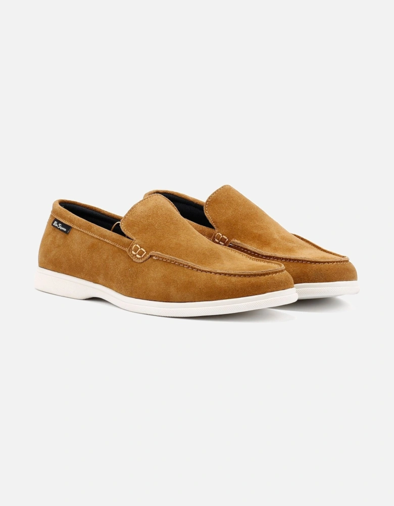 Amarillo Suede Men's Tan Loafers