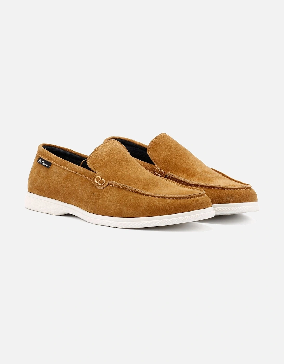 Ben Sherman Men's Brown Amarillo Suede Tan Loafers - Size: 10