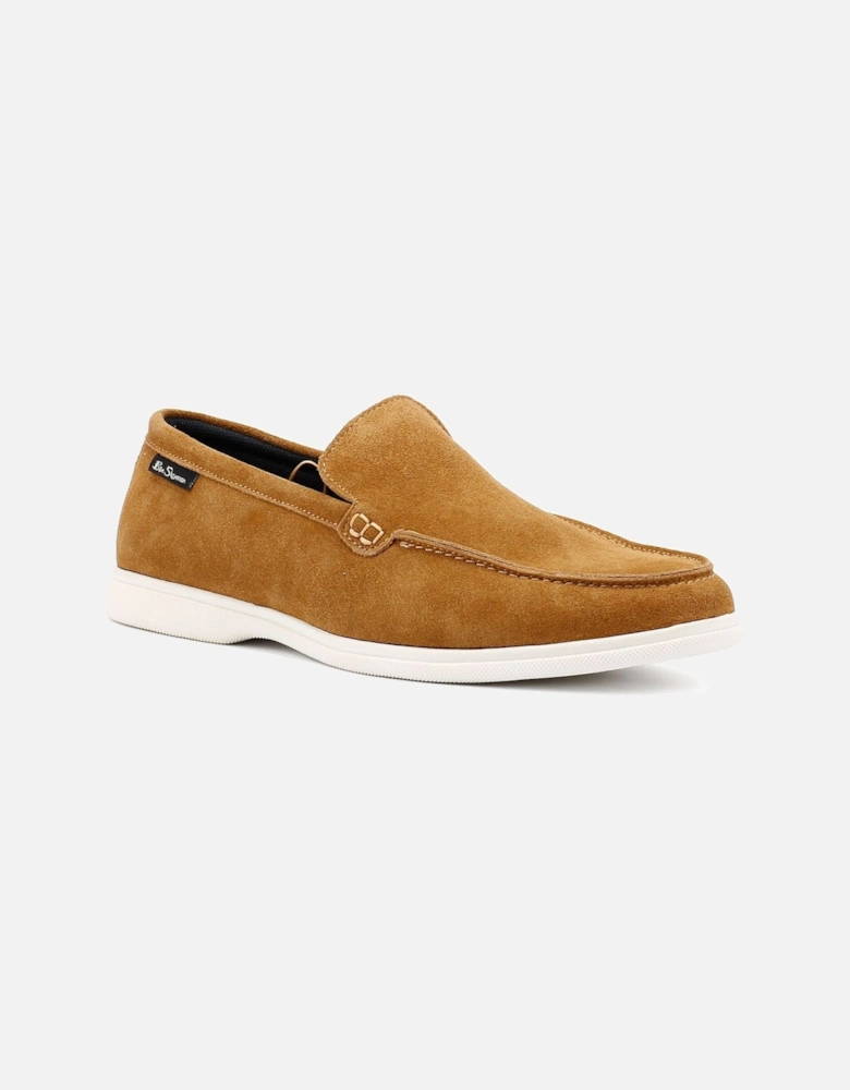 Amarillo Suede Men's Tan Loafers