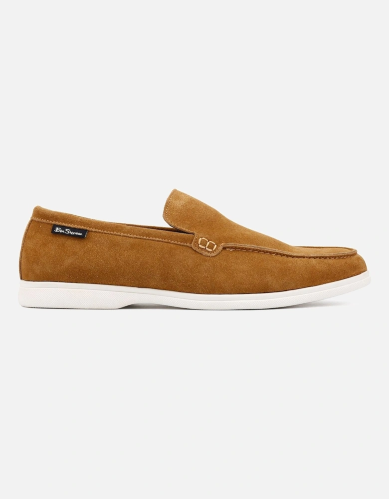 Amarillo Suede Men's Tan Loafers