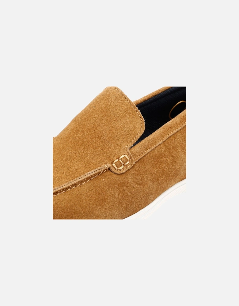 Amarillo Suede Men's Tan Loafers