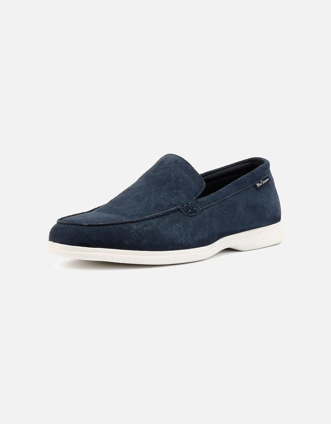 Amarillo Suede Men's Navy Loafers