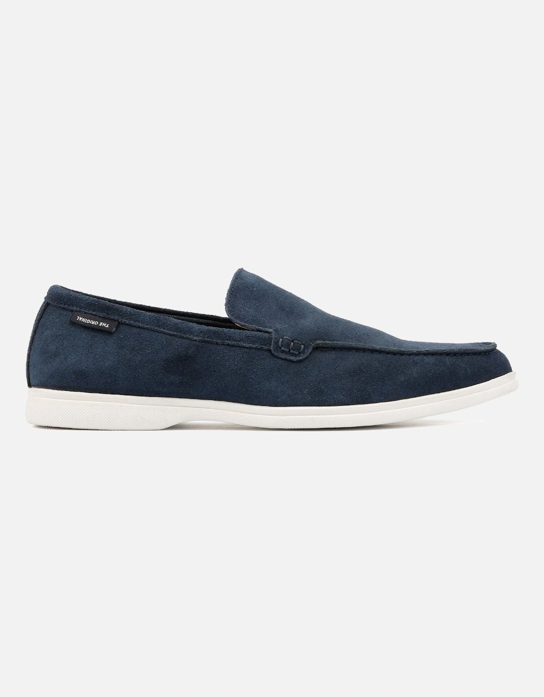 Amarillo Suede Men's Navy Loafers