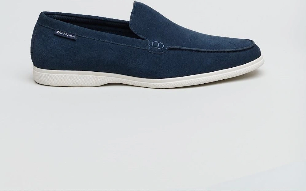 Amarillo Suede Men's Navy Loafers