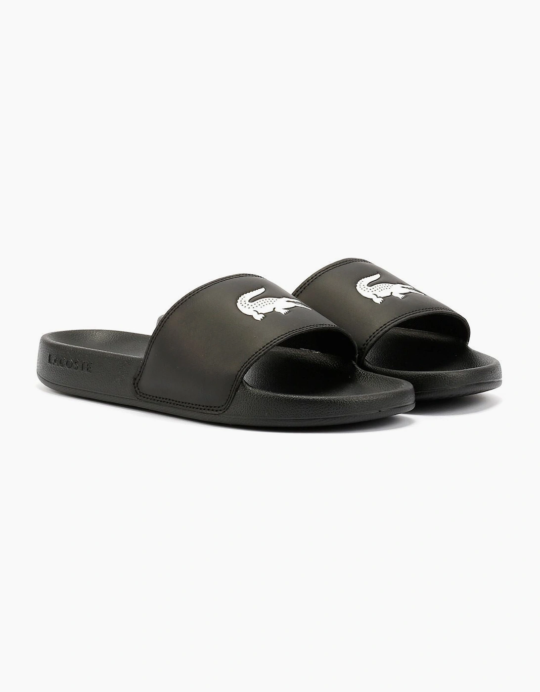 Lacoste Women's Black Serve Slide 0.0 Slides - : 5 Size 5