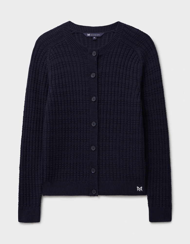 Women's Tillie Textured Cardigan Navy