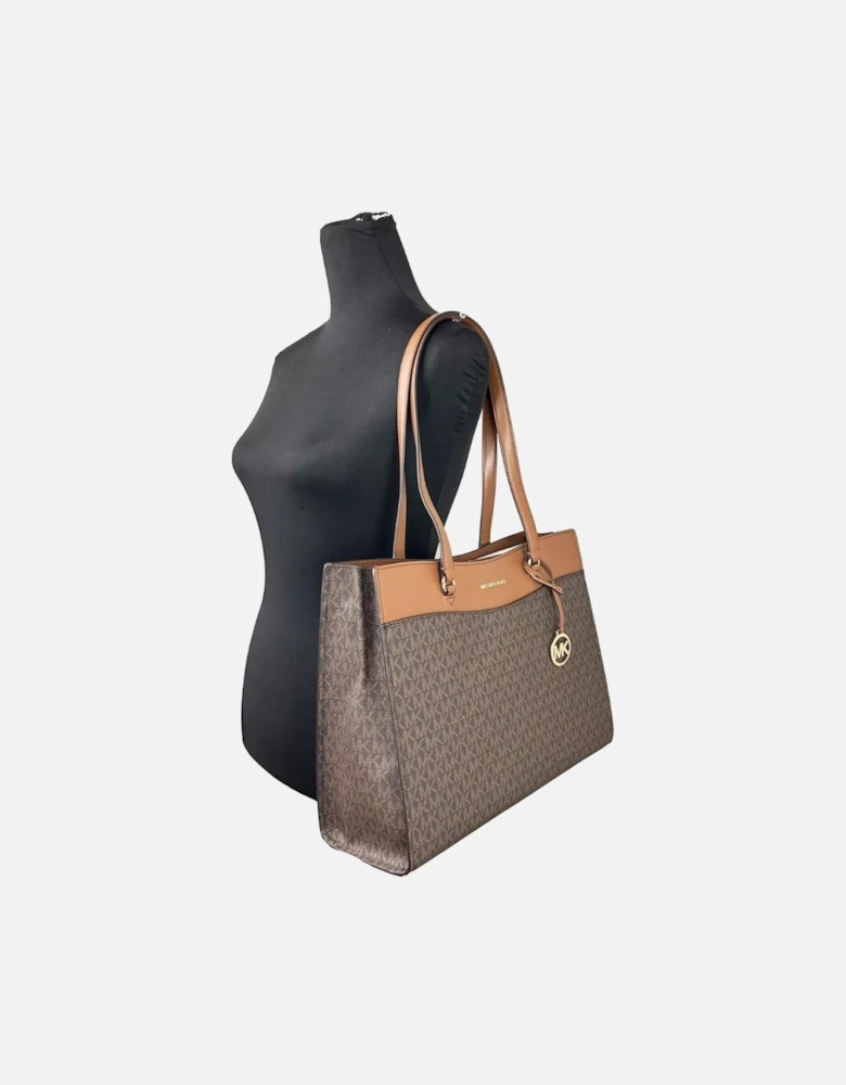 Jet Set Pocket Tote Handbag Women - Brown Tote Bags