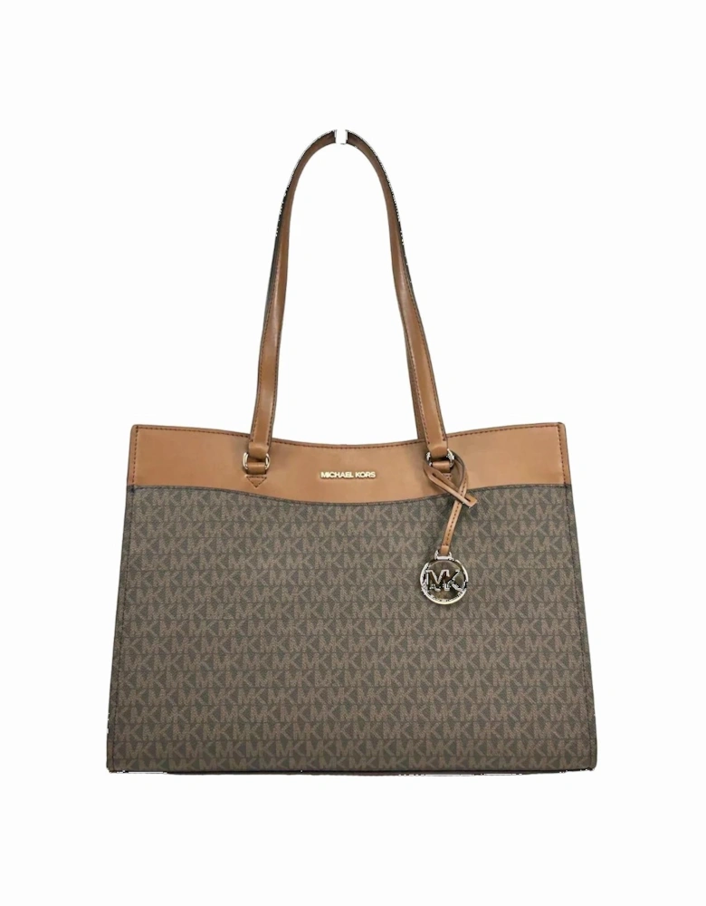 Jet Set Pocket Tote Handbag Women - Brown Tote Bags