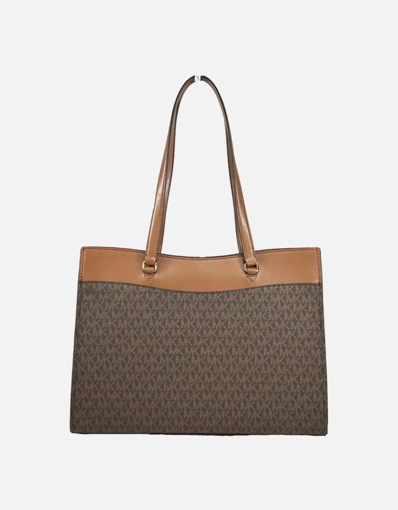 Jet Set Pocket Tote Handbag Women - Brown Tote Bags