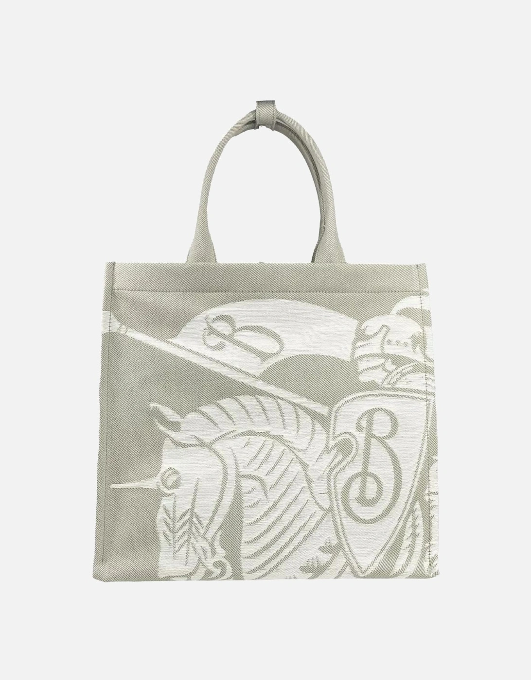 EKD Canvas Tote with Large Knight Logo Women - Beige Tote Bags, 6 of 5