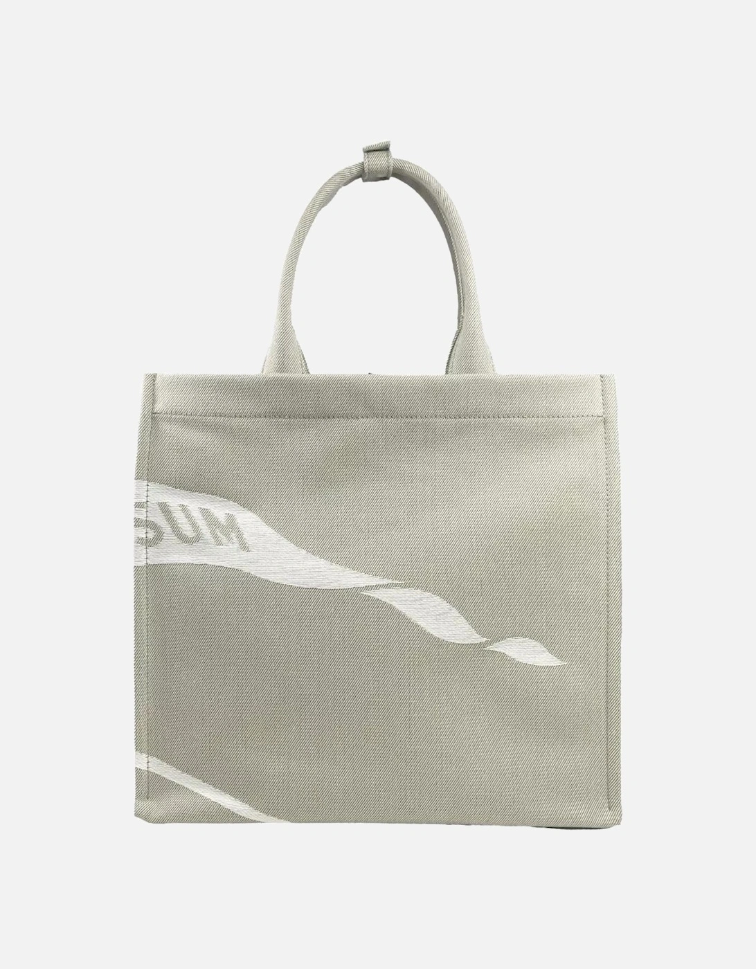 EKD Canvas Tote with Large Knight Logo Women - Beige Tote Bags