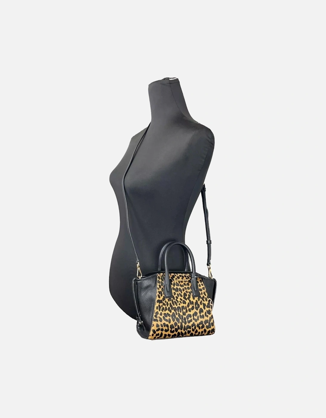 Avril XS Top Zip Satchel Crossbody Bag Women - Cheetah Print Messenger