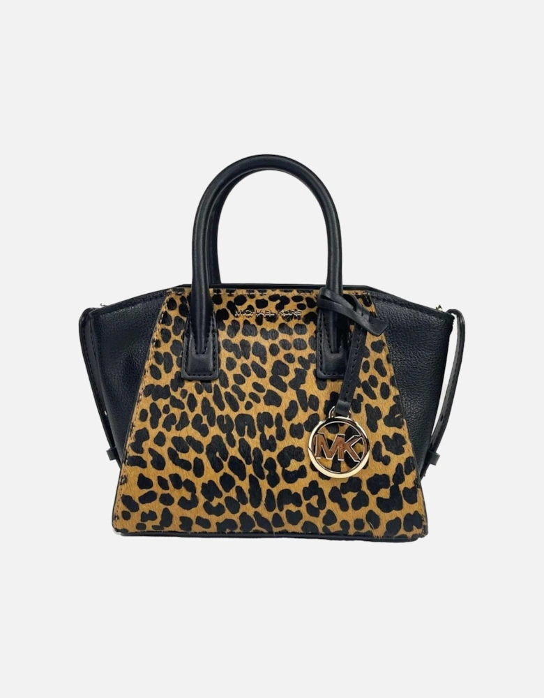 Avril XS Top Zip Satchel Crossbody Bag Women - Cheetah Print Messenger