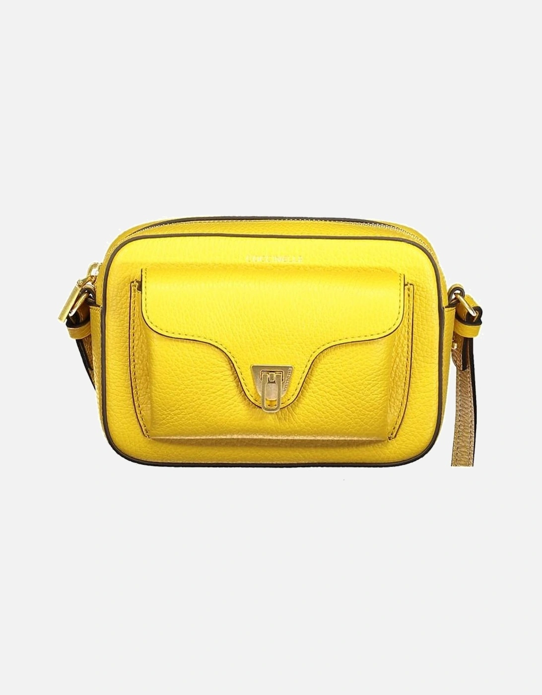 Beat Soft Leather Shoulder Bag Women - Yellow Handbags, 4 of 3