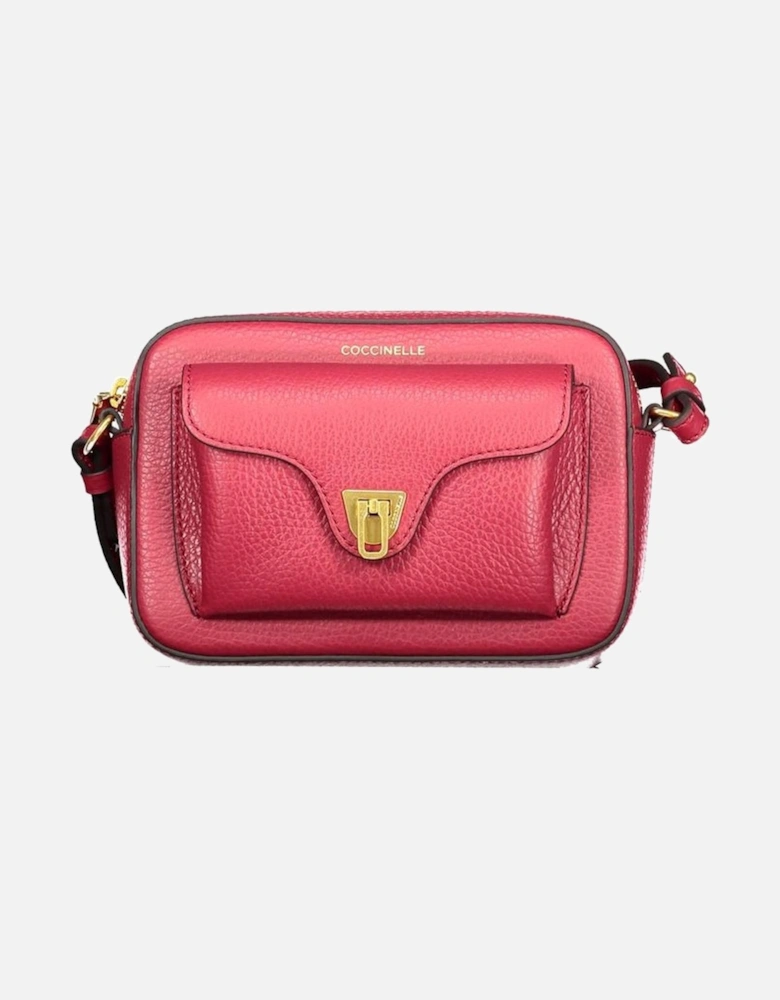 Beat Soft Leather Bag with Adjustable Strap Women - Red Handbags