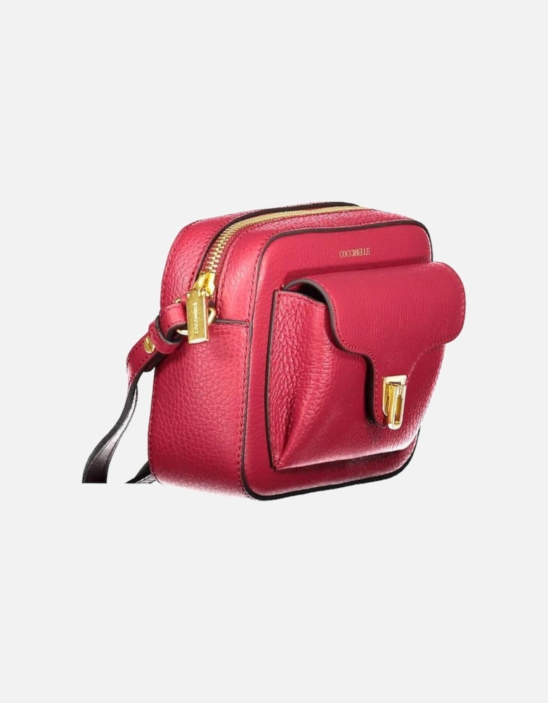 Beat Soft Leather Bag with Adjustable Strap Women - Red Handbags