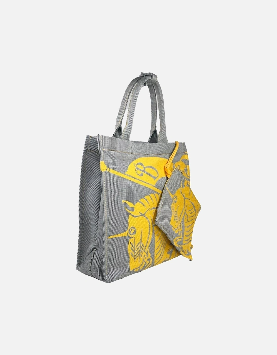 EKD Canvas Tote with Pouch and Twin Straps Women - Sunflower Gray Tote